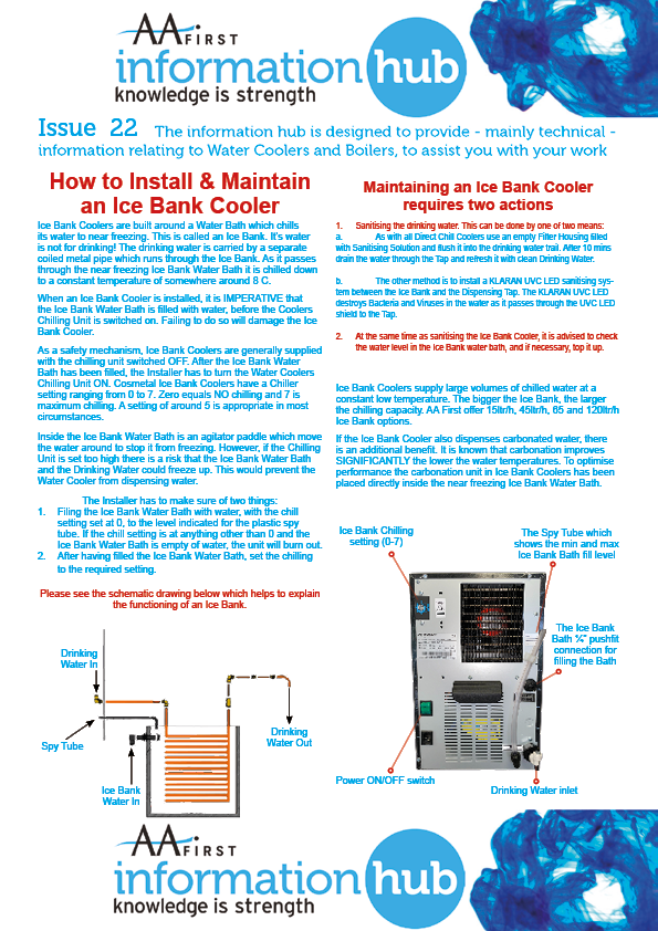 Issue 22 Installing & Maintaining An Ice Bank Cooler - 